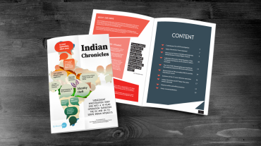 EU DisinfoLab Indian Chronicles brochure - designed and edited by Fastlane